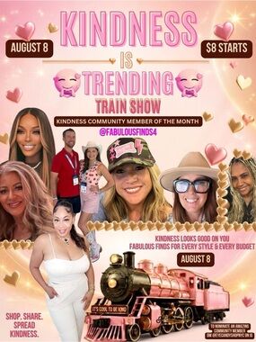 Kindness Is Trending Train Show Saturday August 8, 2026